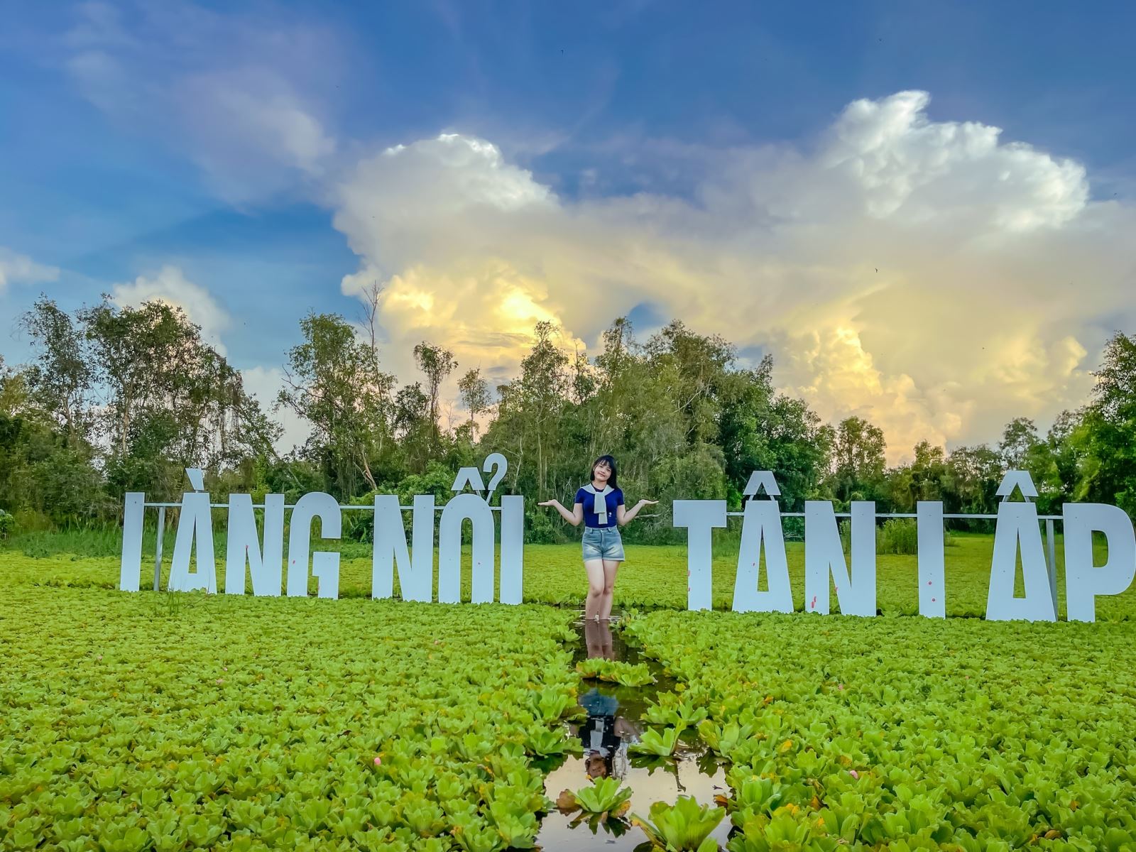 làng nổi tân lập